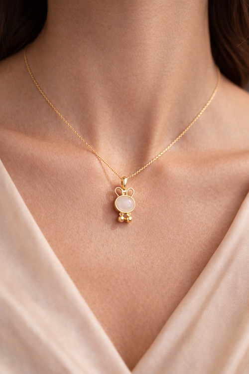 Bunny Pendant Necklace