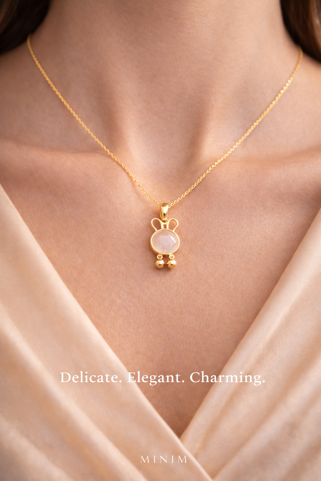 Bunny Pendant Necklace