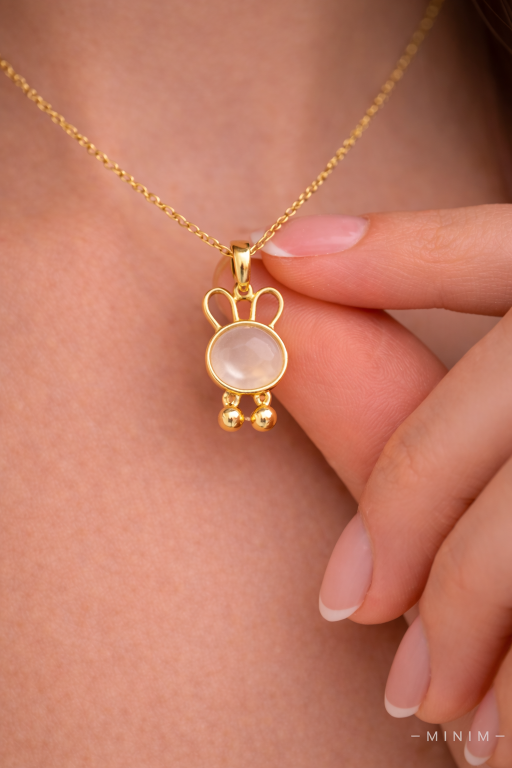 Bunny Pendant Necklace