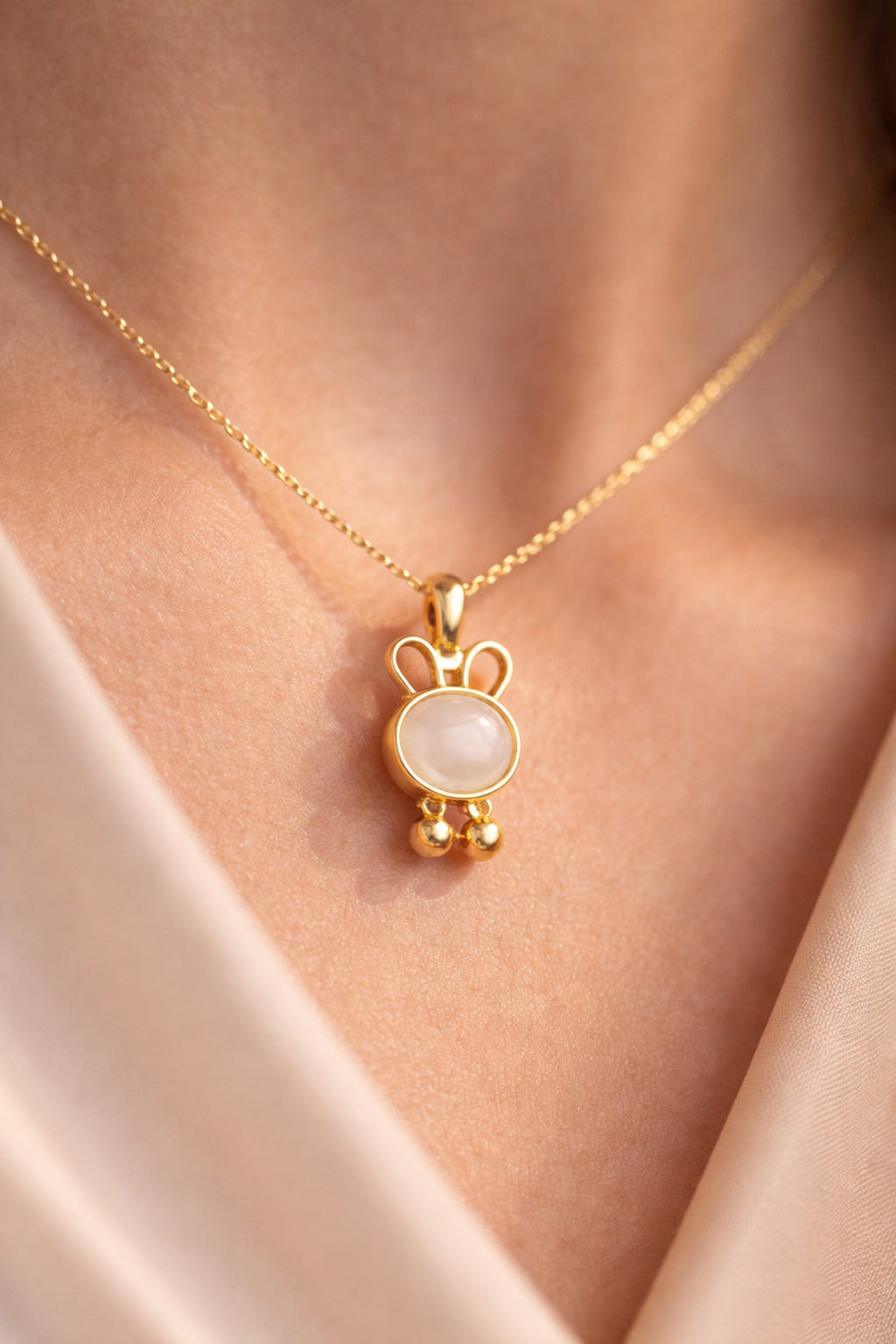 Bunny Pendant Necklace