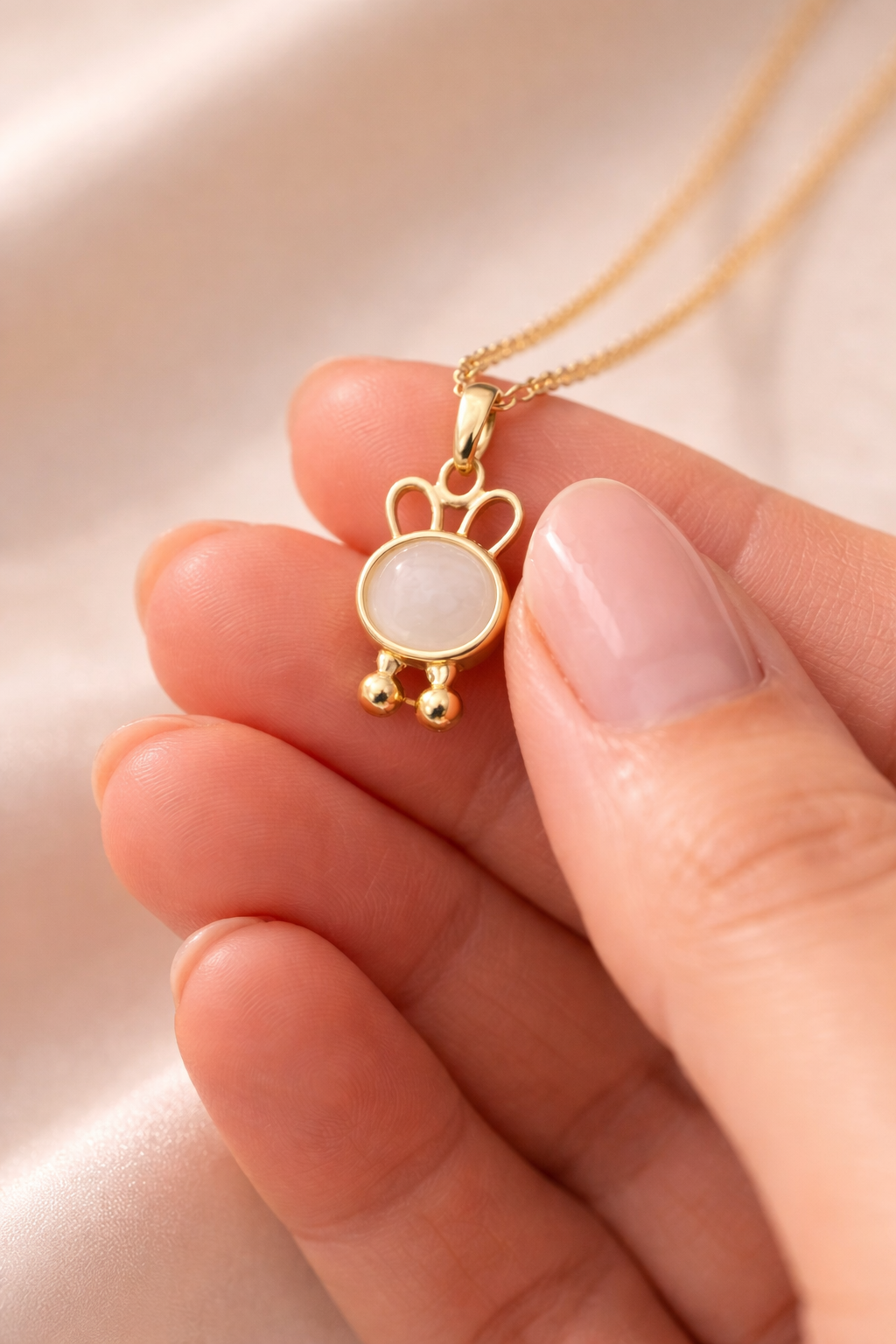 Bunny Pendant Necklace