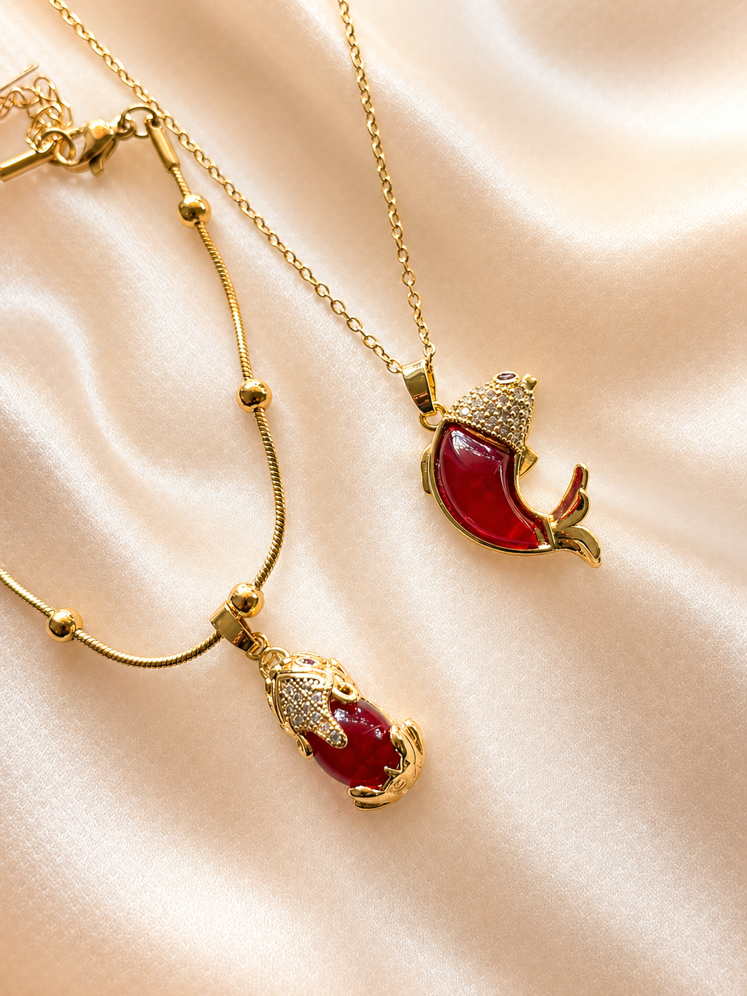Crimson Charm Duo Set