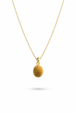 Golden Sphere Pendant Necklace