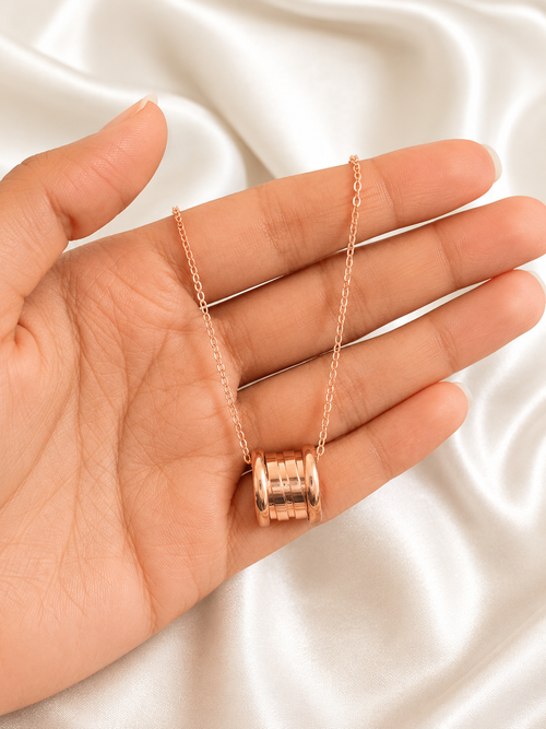 Rolling Ring Pendant Necklace