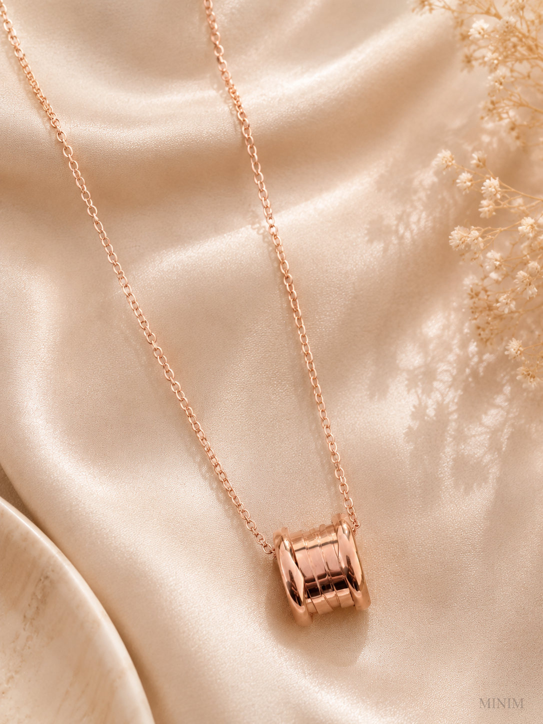 Rolling Ring Pendant Necklace