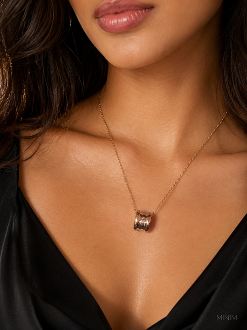 Rolling Ring Pendant Necklace