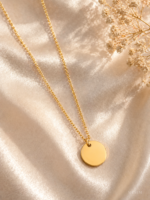 Gold Coin Pendant Necklace