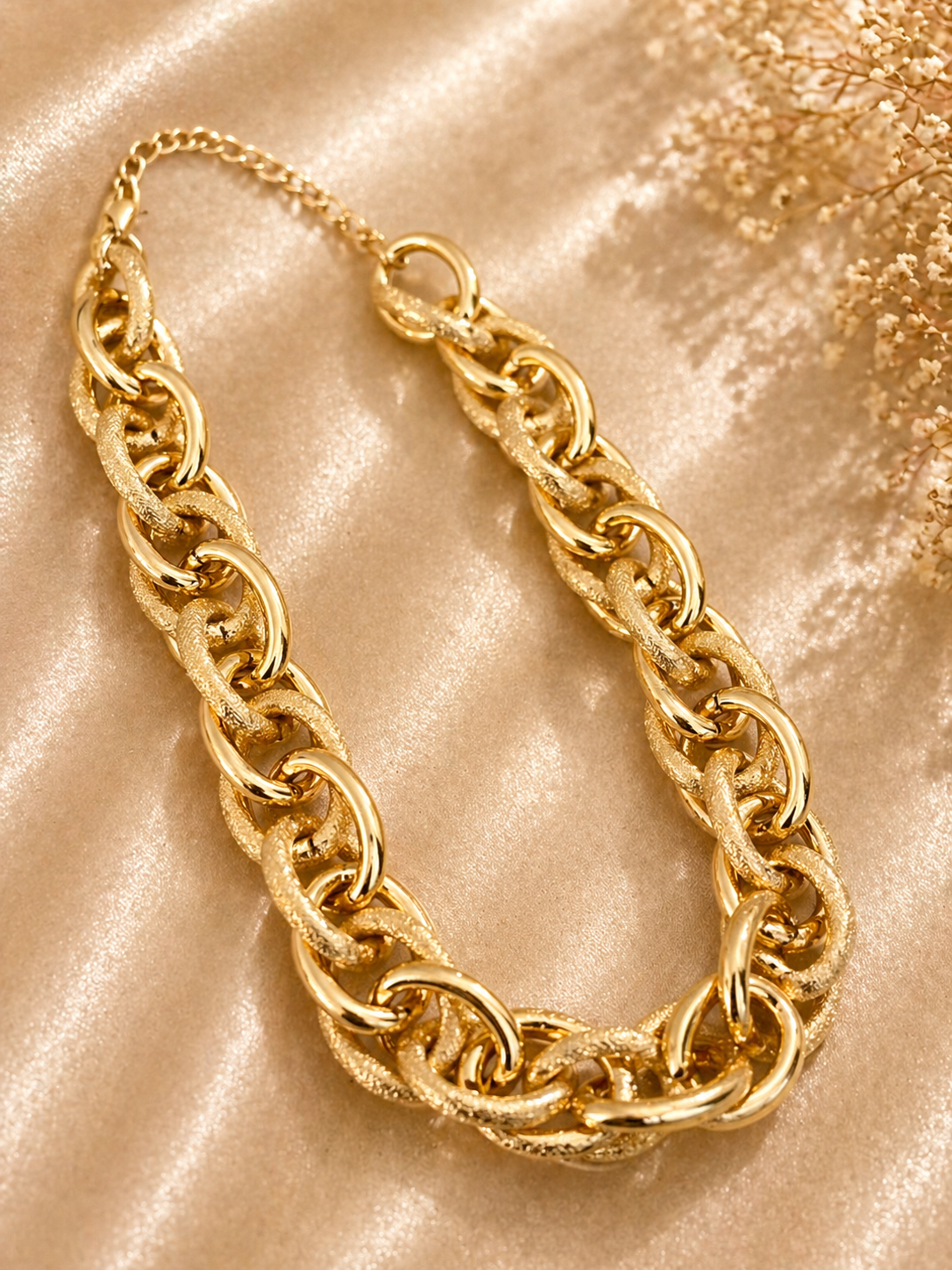 Chunky Gold Statement Necklace