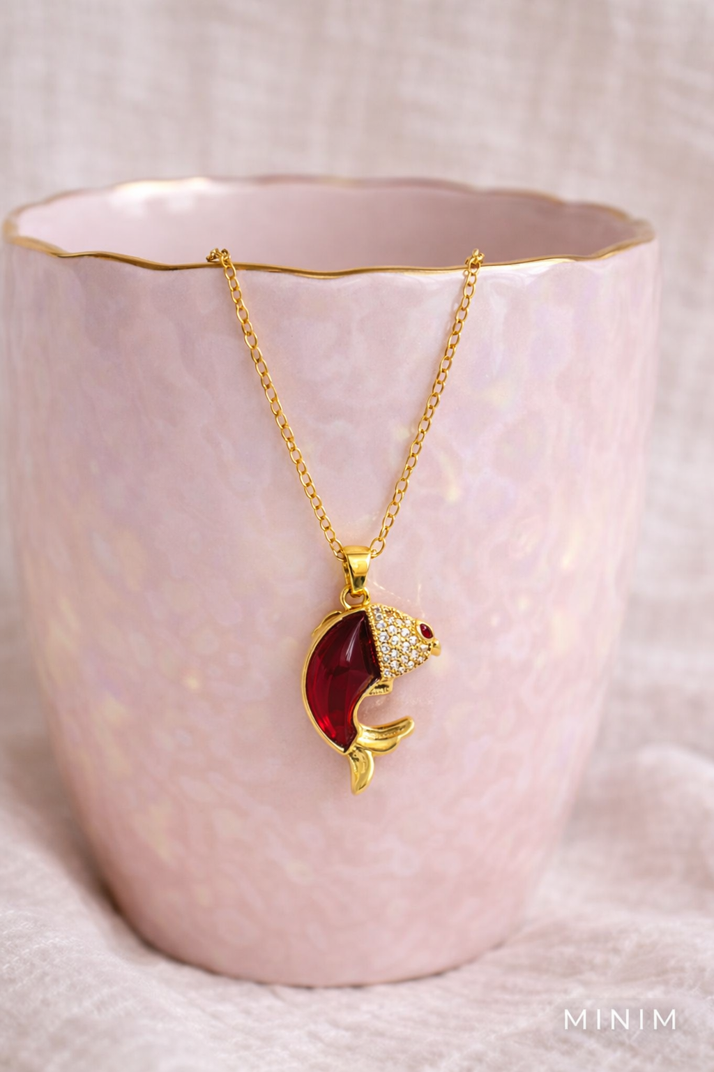 Koi Fish Pendant Necklace