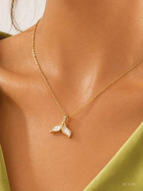 Mermaid Tail Pendant Necklace
