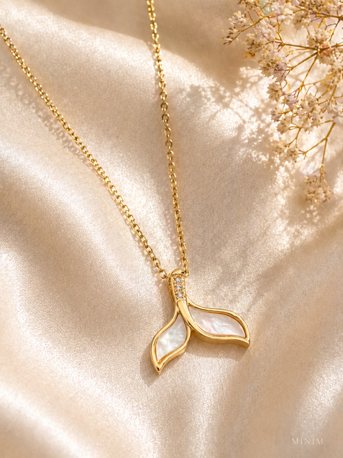 Mermaid Tail Pendant Necklace