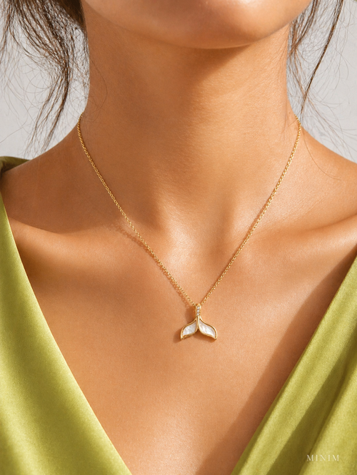 Mermaid Tail Pendant Necklace