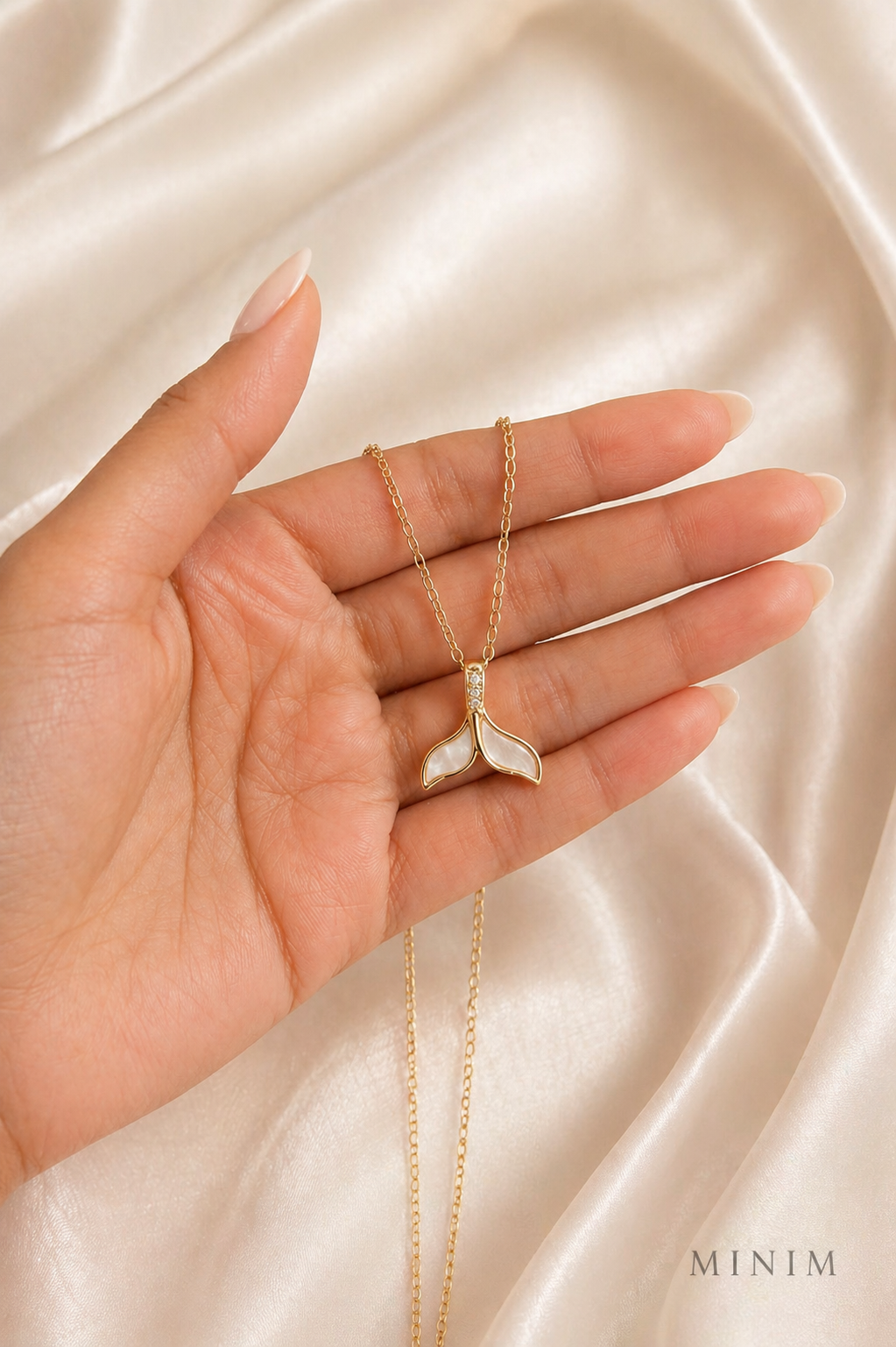 Mermaid Tail Pendant Necklace