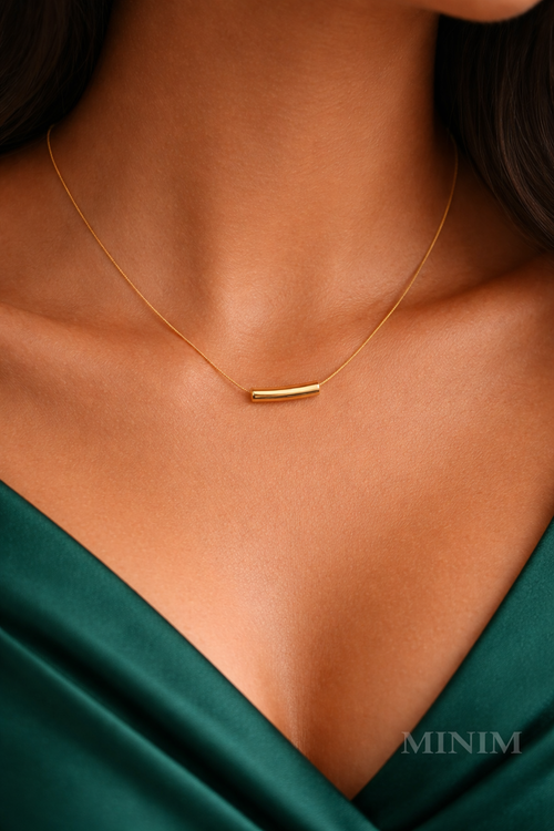 Sleek Bar Pendant Necklace