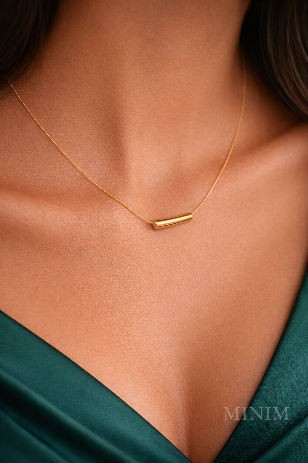 Sleek Bar Pendant Necklace