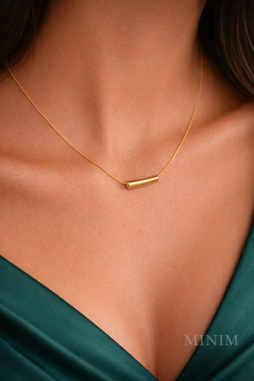 Sleek Bar Pendant Necklace