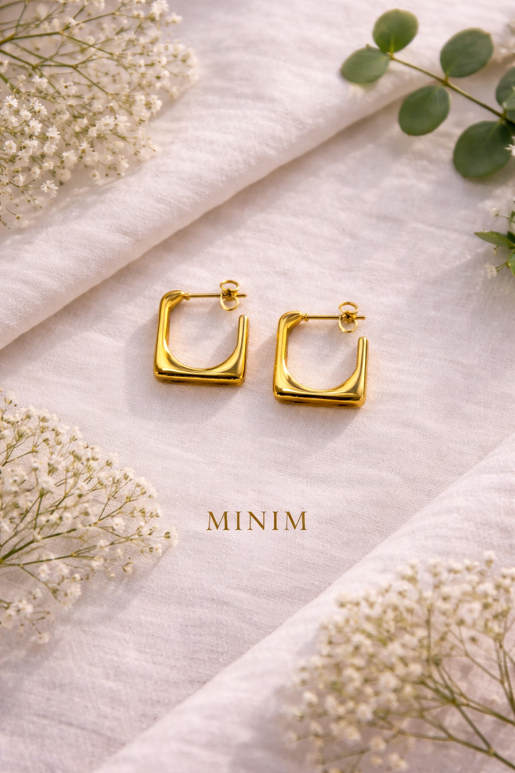 Square Hoop Earring