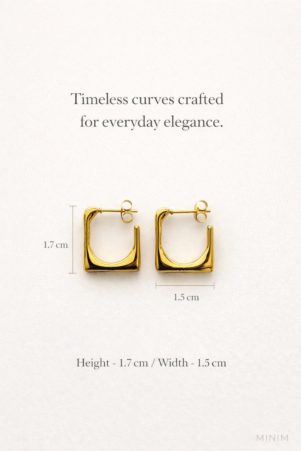 Square Hoop Earring