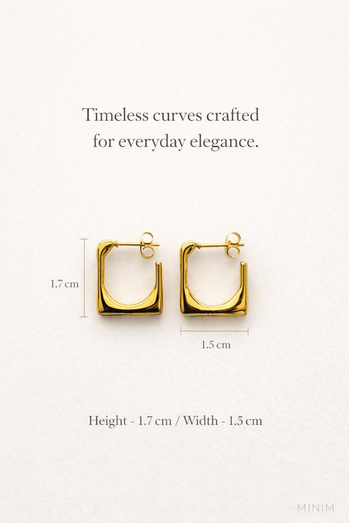 Square Hoop Earring